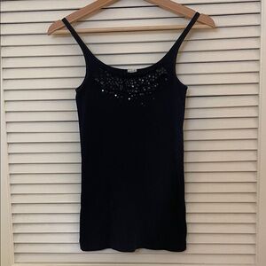 J. Crew blue Sequin Camisole Top